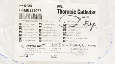 Atrium 8124 PVC Thoracic Cath. 24Fr (x)